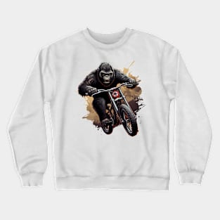 gorilla rider Crewneck Sweatshirt